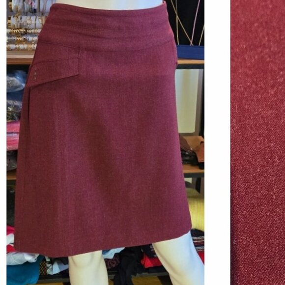 Burgundy red skirt size 14 - Picture 1 of 7